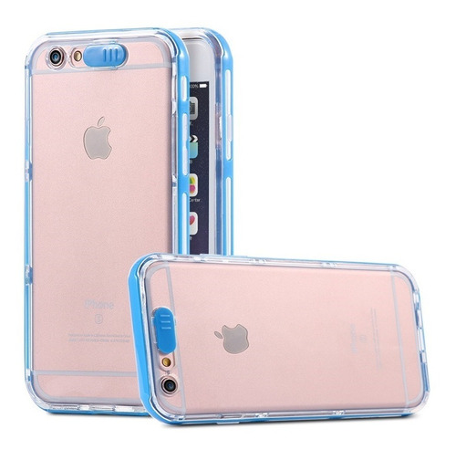 Funda Tpu Luminosa Bumper Color P/ iPhone 6 Y 6s