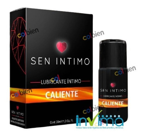 Lubricante Intimo Caliente Comestible Sen Intimo 30ml Invima