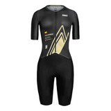 Enterizo Triatlon Suarez Mujer Negro Mountains