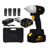 Chave De Impacto 1/2 Pol 380nm 20v Com Carregador Bivolt