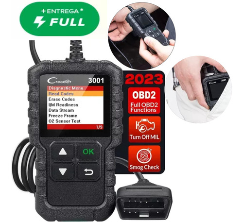 Scanner Automotivo Cr3001 Obd2 Leitor Código Portugues