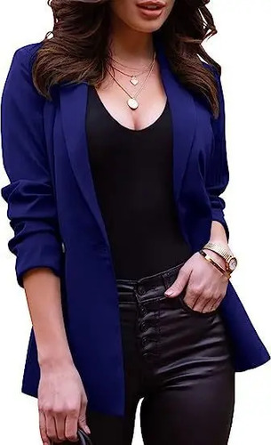 Blazer Social Femenino Elegante Casual Formal De Vestir