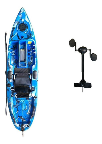 Caiaque De Pesca Tarpon Com Pedal - Caiaker Cor Azul