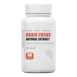 Brain Focus Leguilab X60 Capsulas  L-teanina Cafeína Vitamina B6