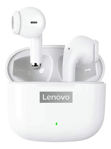 Auriculares In-ear Gamer Inalámbricos Lenovo Lp40 Pro Blanco