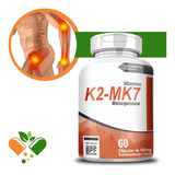 K2-mk7 60 Cápsulas - Ósseo, Cardiovascular, Dental