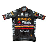 Remera Leopard Jersey Ciclismo Team Jumbo Visma