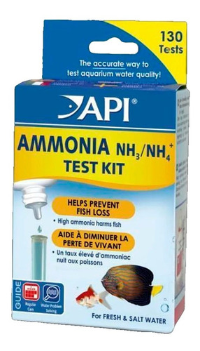 Test De Amonio Amoniaco Nh3 Nh4 Api  Dulce / Marinos 130test
