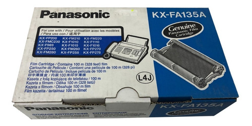Panasonic- Kx-fa135 Cartucho De Película- Negro