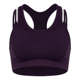 Top Sin Mangas Mujer Seamless Dash Sportfitness Uva