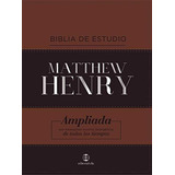 Rvr Biblia De Estudio Matthew Henry, Leathersoft,.., De Henry, Matt. Editorial Clie En Español