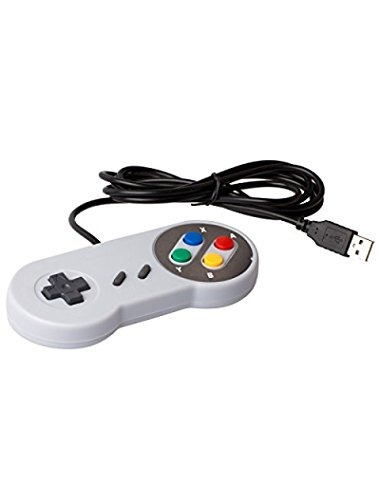 Controlador Usb Nuevo Retro Super Nintendo Snes Para Los Con