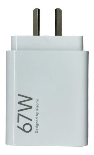 Cargador Xiaomi 67w Charger (type-a) Color Blanco