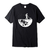 Camiseta Astronauta Jardineiro Lua Tshirt Casual Ref0301