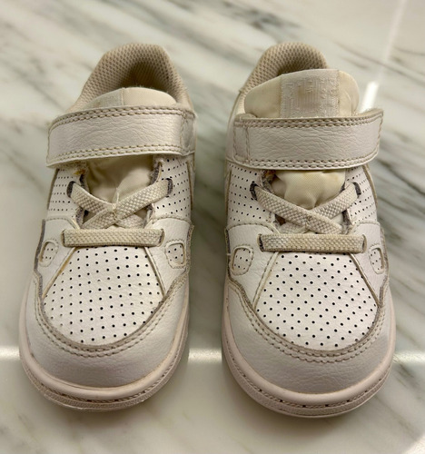 Zapatillas Nike Infantiles Cuero Blanco Talle 25 (8c Usa)