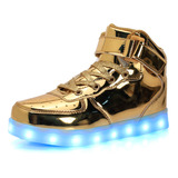 Zapatos Con Luz Led Para Hombre Y Mujer, Luminosos Con Cargo