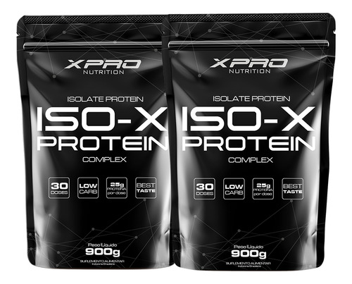 Kit 2x Whey Protein Iso - X  Protein Complex 900g - Xpro