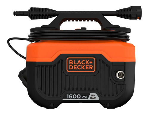 Hidrolavadora Eléctrica Black+decker Bepw1600h Naranja Y Negro De 1300w Con 1600psi De Presión Máxima 220v - 50hz/60hz