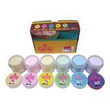 Coleccion De 6 Acrilicos Cupcake , Uñas Fantasy Nails 