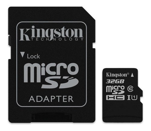 Memoria Micro Sd 32gb Clase 10 Kingston Gtia