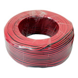 Cable Paralelo Multifilar Rojo/negro 2x24 Awg Rollo 100mts