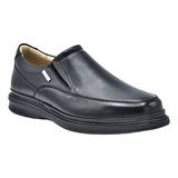 Zapato Caballero Quirelli 700803 Piel Borrego Negro Doble Pl