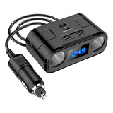 Cargador De Coche De 12 A 24 V Para Camión, Adaptador Usb Co