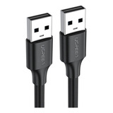 Cabo De Dados Ugreen Usb 2.0 Tipo A Macho 1 Metro Preto