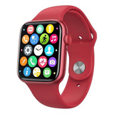 Smartwatch  X-time Sw56 Display De 1.69  Con Correa De Silicona - Color Rojo