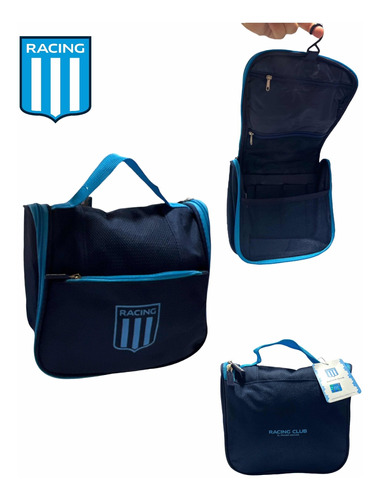 Organizador Racing Club Neceser Estuche De Viaje Deportivos