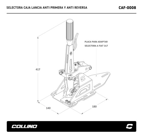 Selectora Rapida Collino Caja Lancia Con Anti Primera Fiat Foto 2