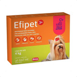 Efipet 3+ Ibasa Antipulgas Para Cães De Até 4kg - 0,67ml