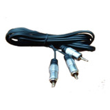 Cable Plug De 3.5st A 2 Rca Artekit Metálico 2mts