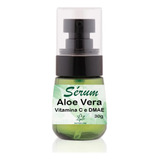 Sérum Facial Aloe Vera, Vitamina C E Dmae  Natural, Vegano 