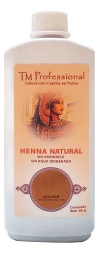  Henna Natural Tm Professional En Polvo 90grs Tono Golden