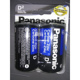 2 Pilas Tipo D Panasonic Ultra Hyper Carbon-zinc 1.5v