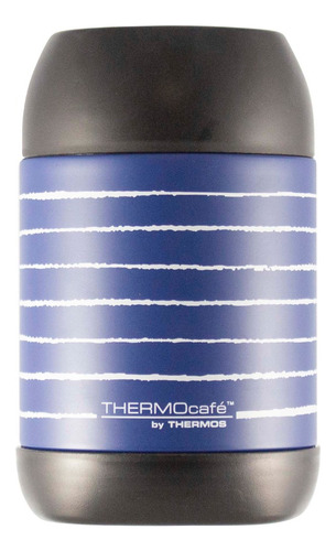 Termo Comida Acero Inox 500 Ml Lines Color Azul