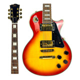 Guitarra Sx Les Paul Eh3 Cs Cherry Burst Cor Cherryburst Material Do Diapasão Rosewood Orientação Da Mão Destro