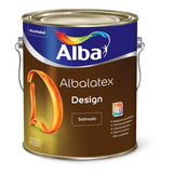 Albalatex Desing Satinado Blanco Latex Interior 4lts Ambito