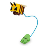 Minecraft Yellow Bee Luz De Lectura Con Clip