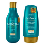 Kit Catiônica Shampoo + Condicionador | Forever Liss