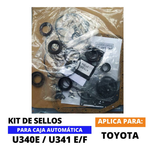 Kit Sellos, Caja U340e/u341 E/f, Toyota Yaris/celica/corolla Foto 3