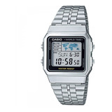 Reloj Para Hombre Casio A_500wa_1 Plateado