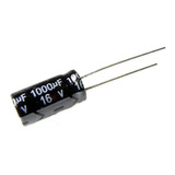 50 Peças Capacitor Eletrolítico 1000uf 16v 1000 X 16 105ºc