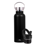 Termo Para Café Y Agua 2 Tapas 20 Oz Acero Inoxidable 600 Ml