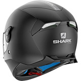 Casco Shark Skwal 2 Negro Mate Con Luz Led Integral Ece 2205 Color Negro Mate Tamaño Del Casco L(59-60cm