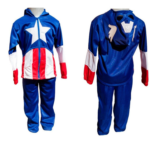 Pants/disfraz 2 En 1 Compatible Con Capitán América