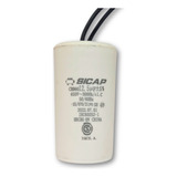 Capacitor Cilindro C/cable 12.5uf Sicap Motor 