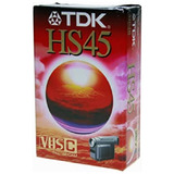 Cassette Vhs-c Tc45 Vhsc Tdk Hay+modelos Y Limpia Cabezales