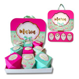 Paquete Letrero + Cajas Con Chocolates Personalizadas Bebé